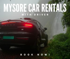 Mysore Wheels Car Rental Service with a Driver